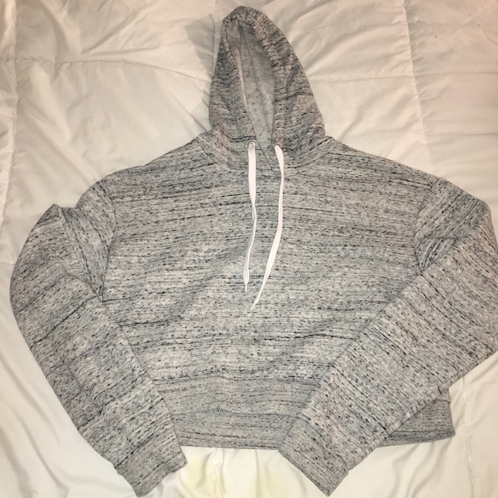Crop top hoodie